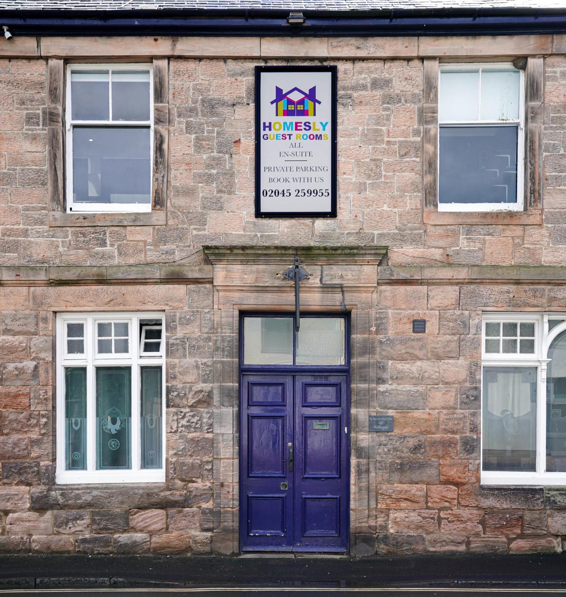 Homesly Guest Rooms, Comfortable En-Suite Guest Rooms With Free Parking And Self Check-In Berwick Upon Tweed Kültér fotó
